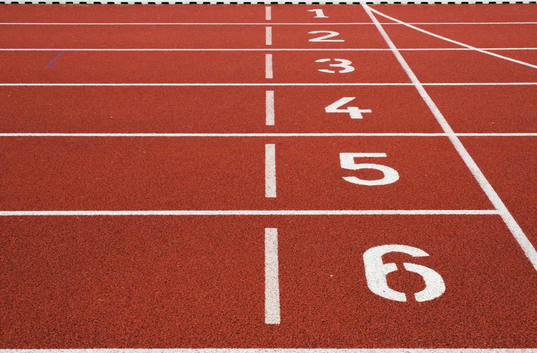 Piste d’athlétisme vue aérienne